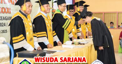 STIPAR Ende Menyelengarahkan Wisudah Sarjana Pendidikan Keagamaan Katolik Angkatan XXXI 2025